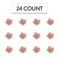 Global Sugar Art Blossom Sugar Cake Flowers with Pearl Stamens, Pink, by Chef Alan Tetreault