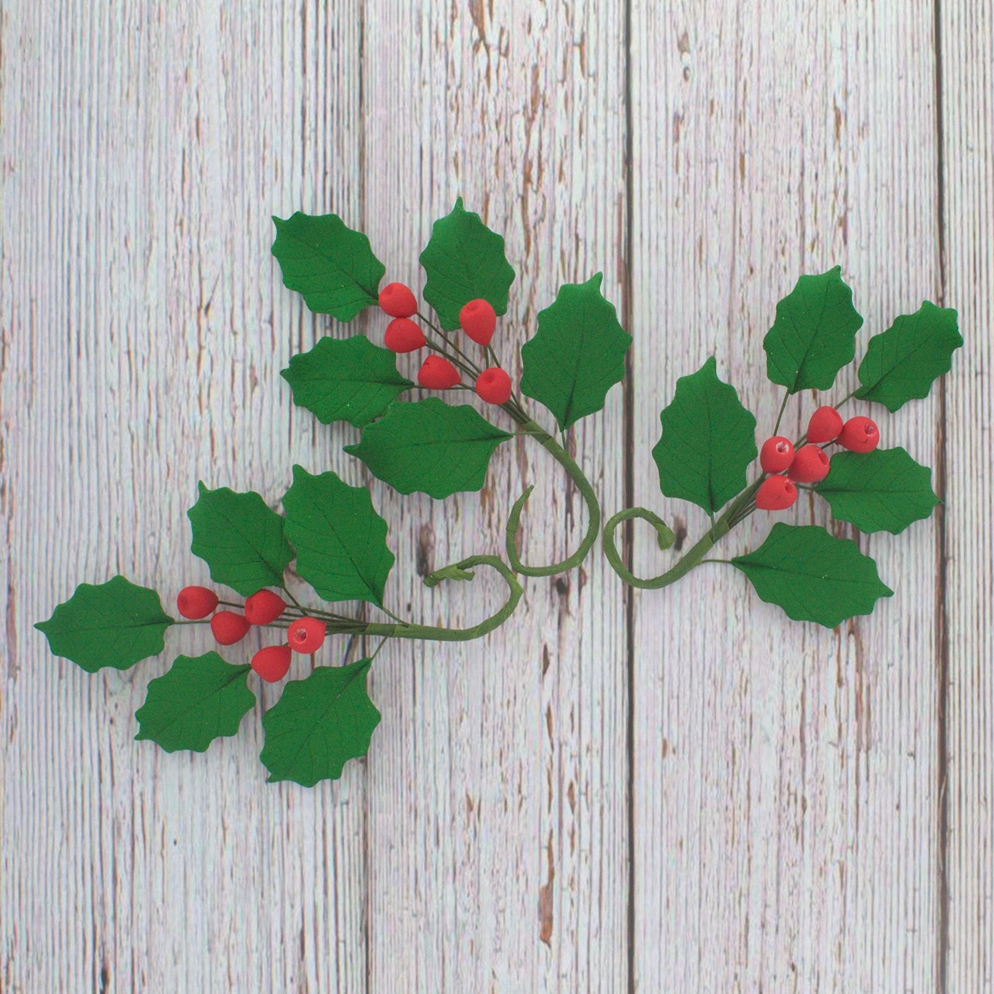 Christmas Holly Leaf Sprays