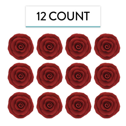 Red Roses, Unwired, 2-inch, 12 Count