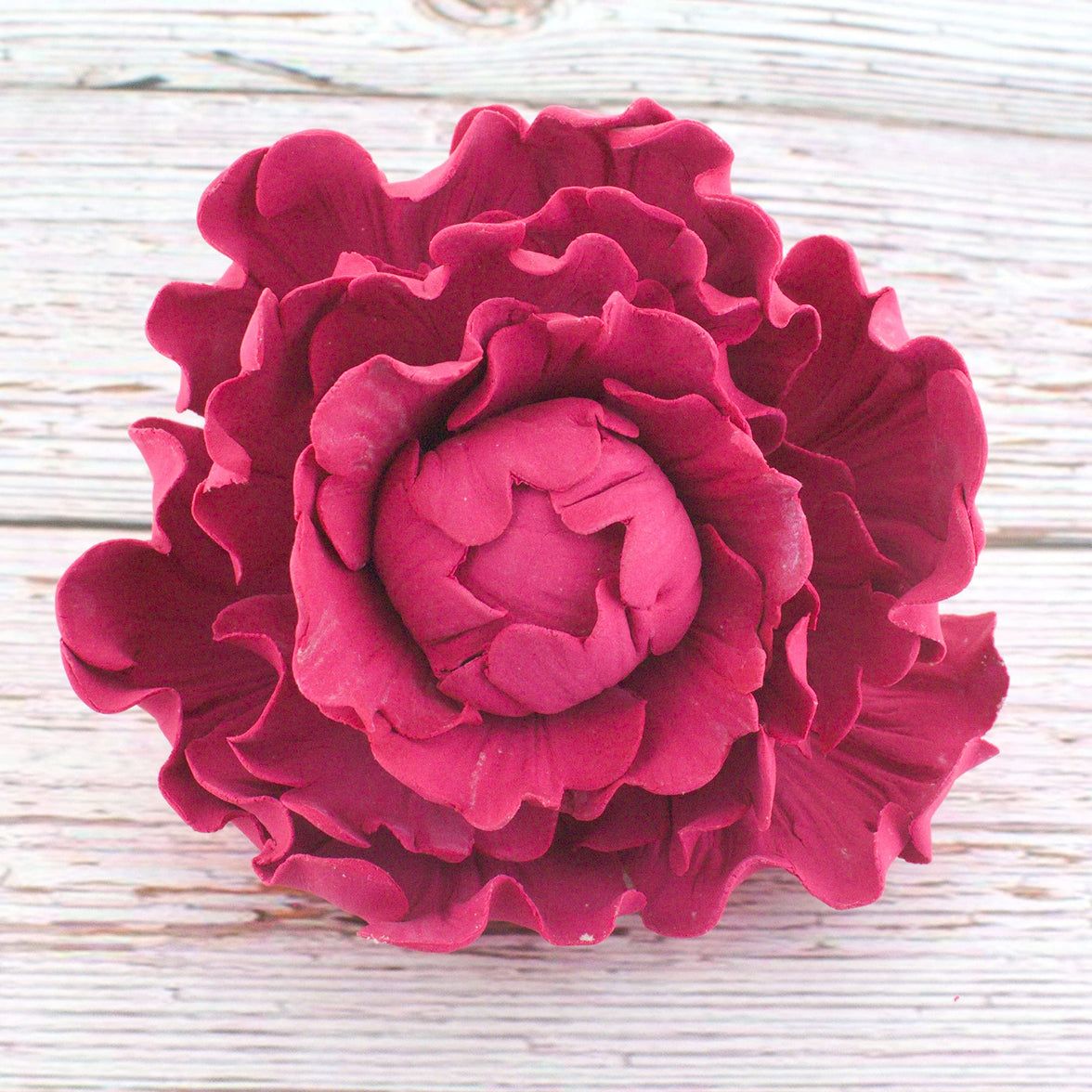 Premium Peony Sugar Flower by Global Sugar Art, Magenta