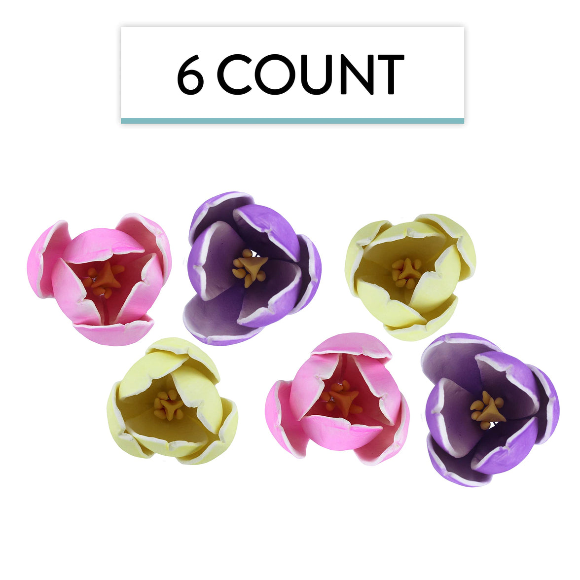 Tulip Sugar Flower Cake Decorations, by Global Sugar Art