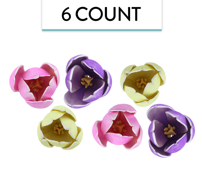 Tulip Sugar Flower Cake Decorations, by Global Sugar Art