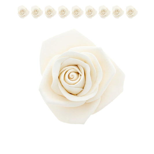 White Peace Rose, 3-inch