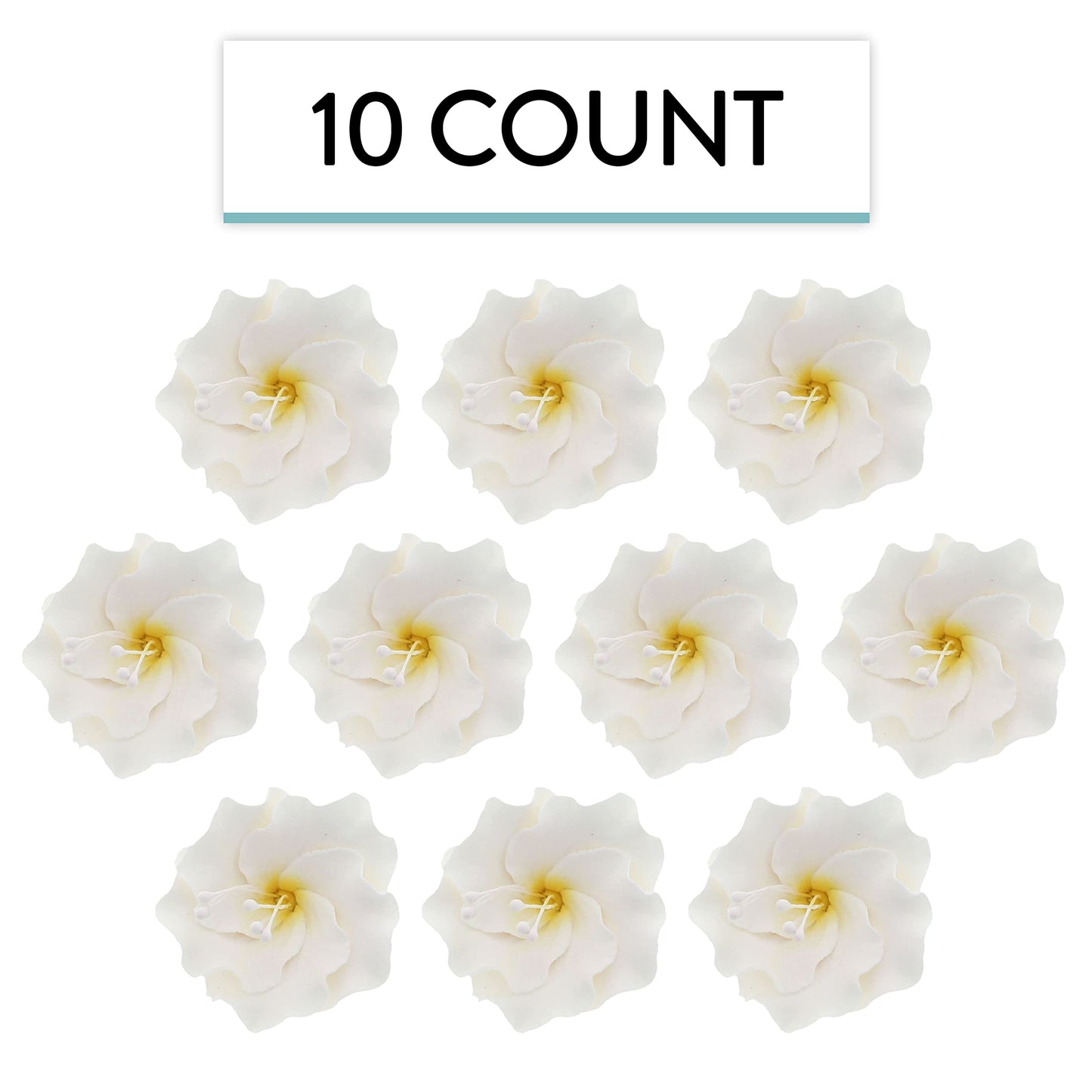White Azaleas, Small, 10 Count