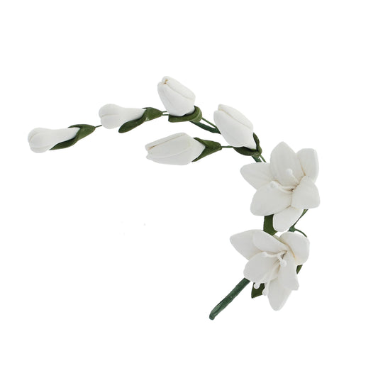 White Freesia Filler Spray, 3 Count