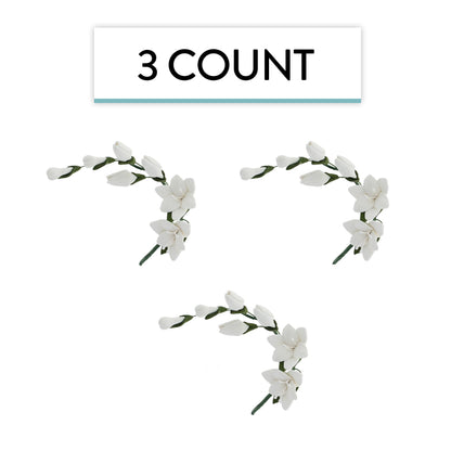 White Freesia Filler Spray, 3 Count