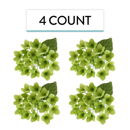 Green Hydrangea Blossom Spray, 4 Count