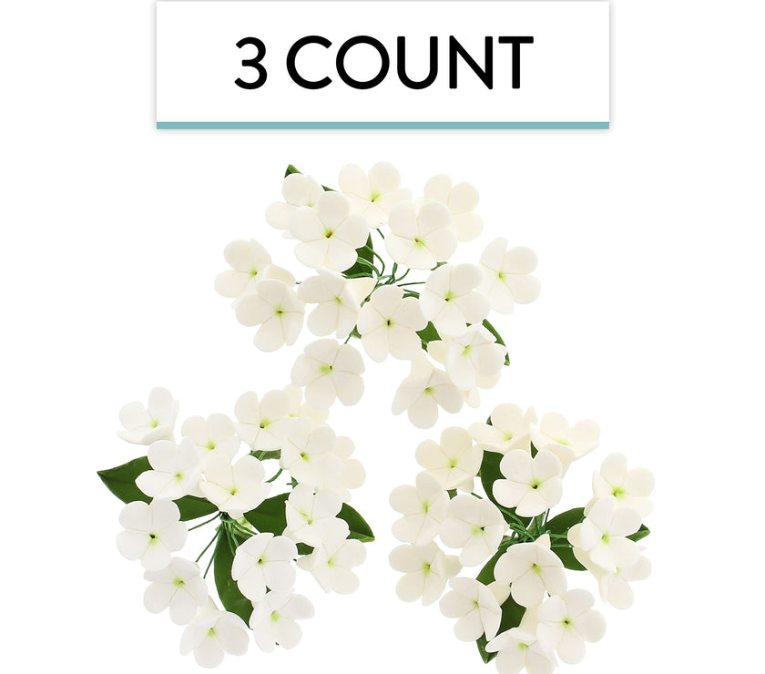 Stephanotis Spray Sugar Cake Flowers, by Global Sugar Art, White