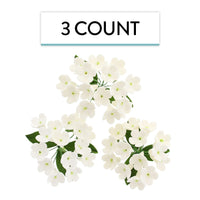 Stephanotis Spray Sugar Cake Flowers, by Global Sugar Art, White