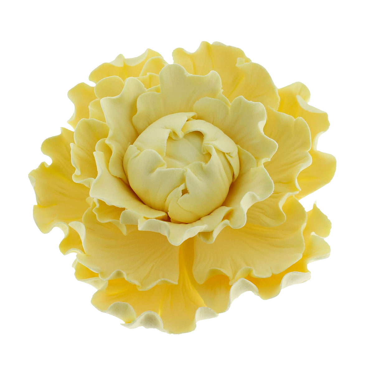 Premium Peony Sugar Flower by Global Sugar Art, Yellow