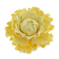 Premium Peony Sugar Flower by Global Sugar Art, Yellow
