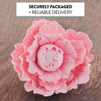 Premium Peony Sugar Flower by Global Sugar Art, Pink