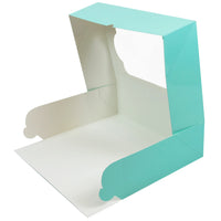 Global Sugar Art Auto-Popup 1/8 Sheet Box with Window, 10 x 7 x 4 Inches