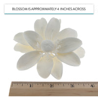 Global Sugar Art Sugar All White Anemone by Chef Alan Tetreault, 3 Count