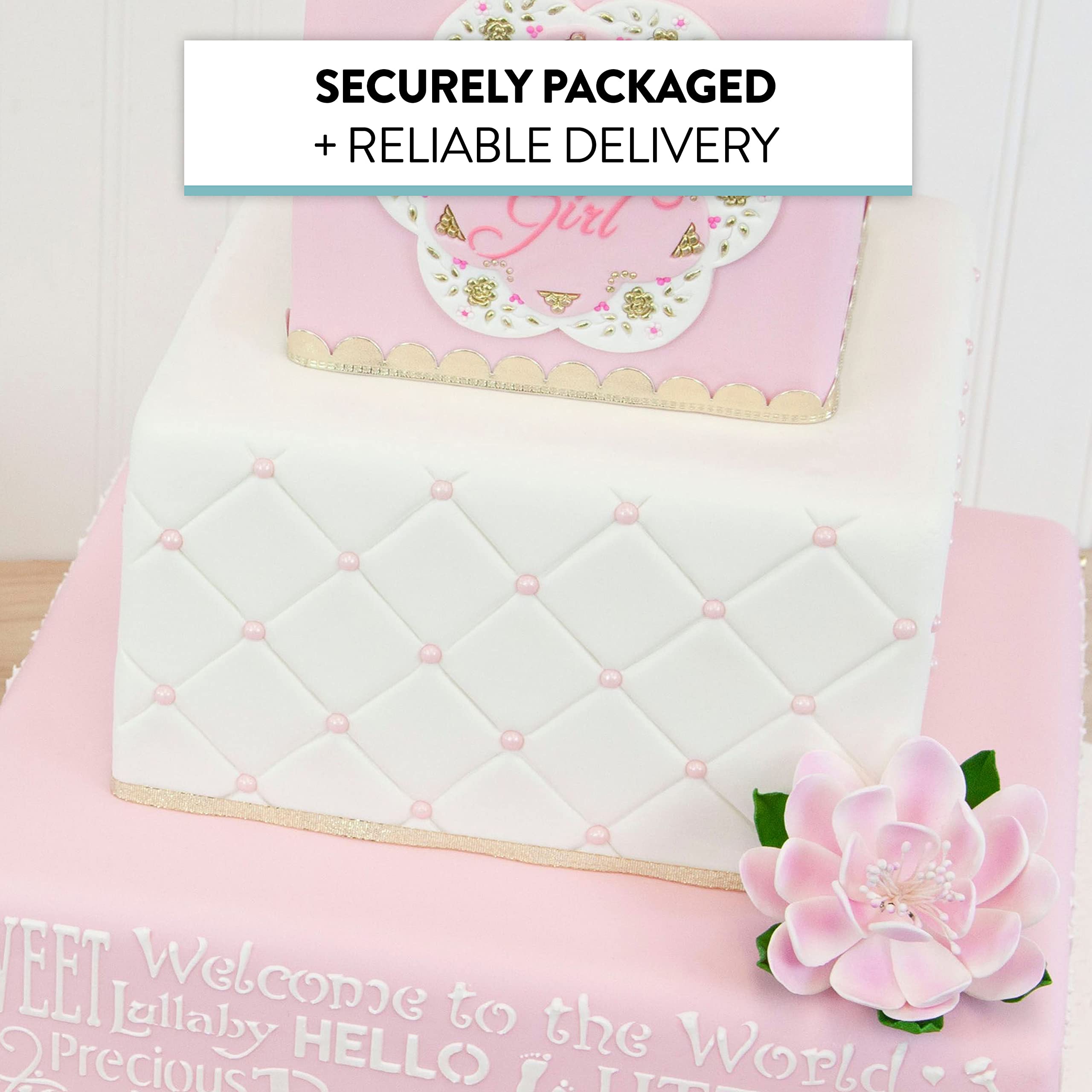 Protea Sugar Cake Flowers by Global Sugar Art, Medium Pink. 3 Count