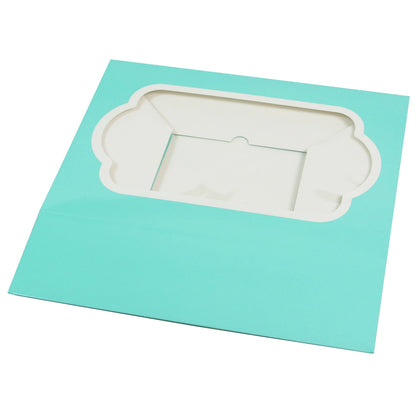 10 x 7 x 4 Inch Cupcake Box Muffin Box with Insert and Window