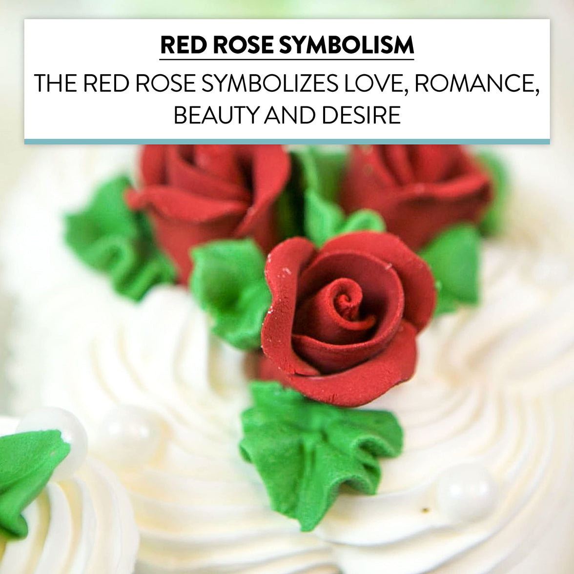 Tiny Rose Sugar Flowers, Edible Cupcake Toppers, Extra Small, by Global Sugar Art, Red