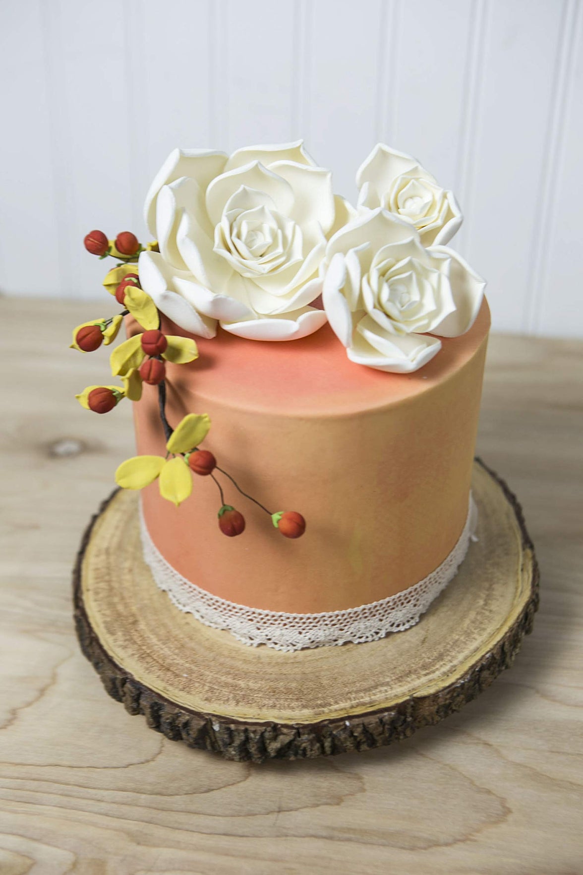 Global Sugar Art Succulent Taurus Sugar Cake Flowers Assortment White with Wire, 3 Count by Chef Alan Tetreault