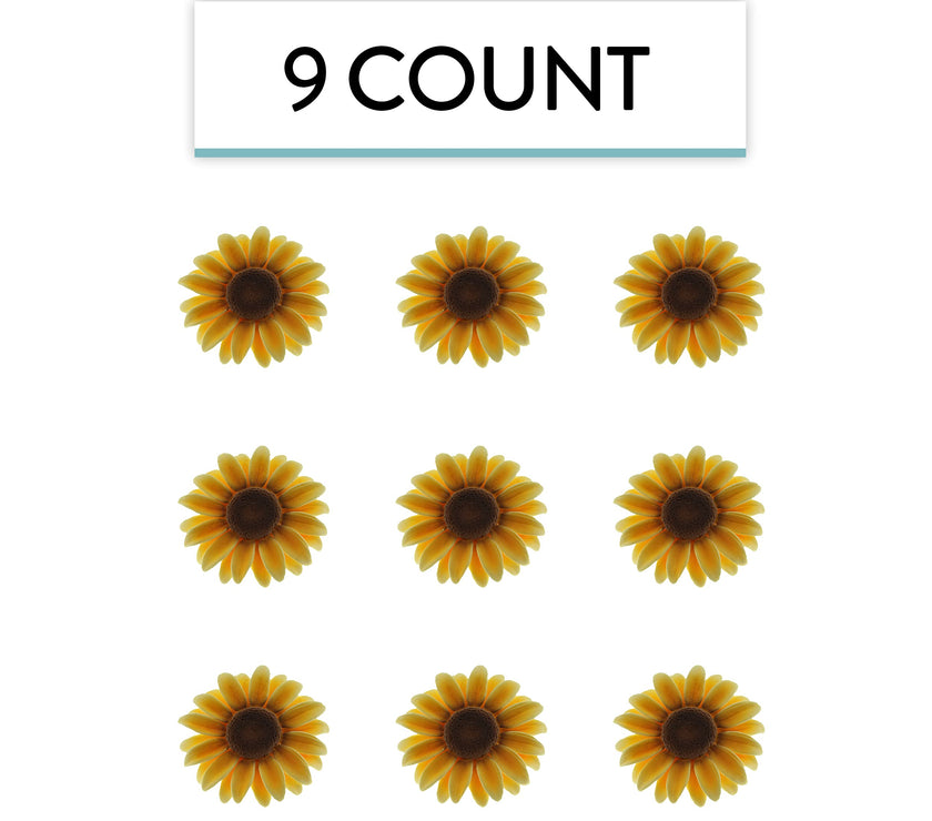 Sunflower Sugar Flowers for Cake Decorating, Fall Collection, by Global Sugar Art