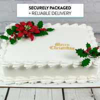 Christmas Holly Leaf Sprays for Cakes and Decorating, by Global Sugar Art