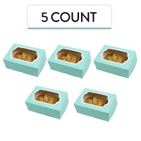 Global Sugar Art Auto-Popup 1/8 Sheet Box with Window, 10 x 7 x 4 Inches