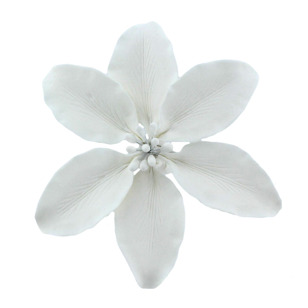 Easter Lily Sugar Flowers, Casablanca Lilies by Global Sugar Art, Extra Large, White, 3 Count