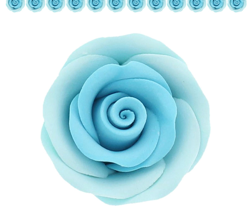 Premium Roses for Decorating Cakes and Cupcakes, by Global Sugar Art, Medium, Lavender Pink Yellow Peach