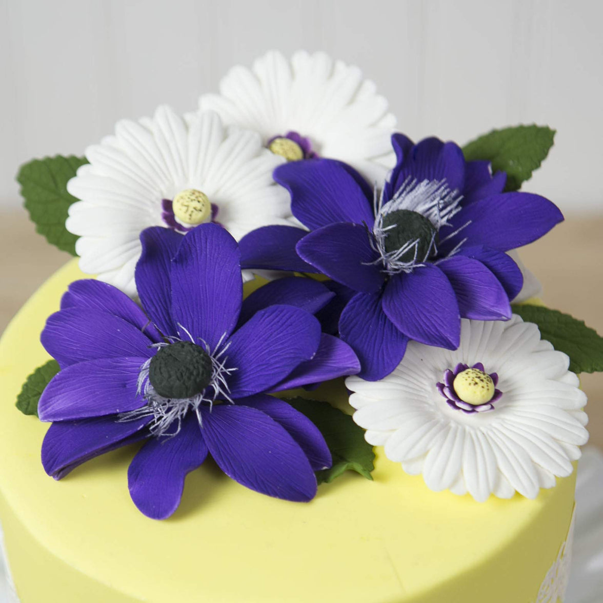 Global Sugar Art Gerbera Daisy Sugar Cake Flowers, Mixed Colors, 8 Count by Chef Alan Tetreault