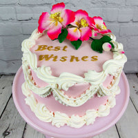 Orchid Sugar Cake Flowers, Camellia Orchid Spray, by Global Sugar Art, Pink