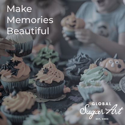 Halloween Cupcake Toppers, Witch/Cat Pack