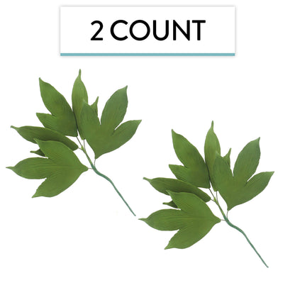 Peony Leaf Spray, 2 Count