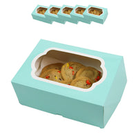 Global Sugar Art Auto-Popup 1/8 Sheet Box with Window, 10 x 7 x 4 Inches