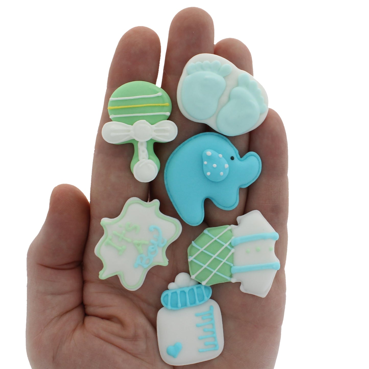 Baby Shower Cupcake Toppers, Baby Boy