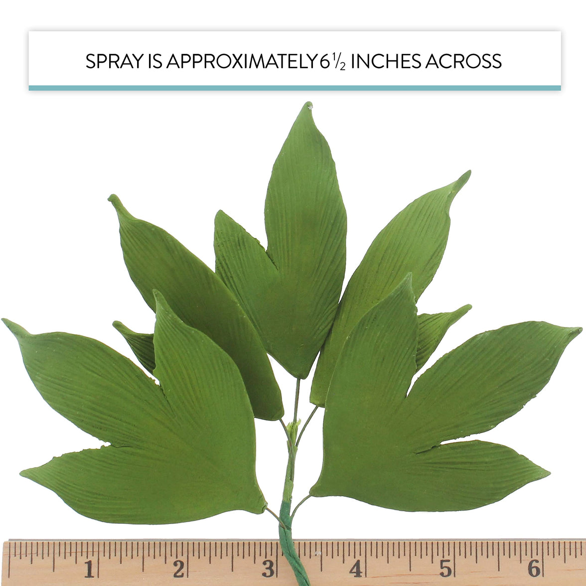 Peony Leaf  Spray  Cake Decoration by Chef Alan Tetreault, Global Sugar Art, 2 Count