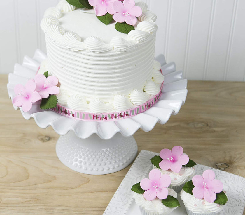 Hydrangea Leaves, Gum Paste Cake Decorations by Global Sugar Art, Green, Multiple Sizes