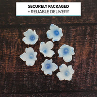 Hydrangea Sugar Flower Cake Decorations by Global Sugar Art, Blue
