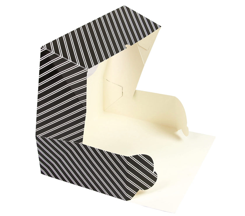 Global Sugar Art Quarter Sheet Cake & Cupcake Box with Window and Cupcake Insert, Auto-Popup, 14 x 10 x 4 Inches, 5 Count