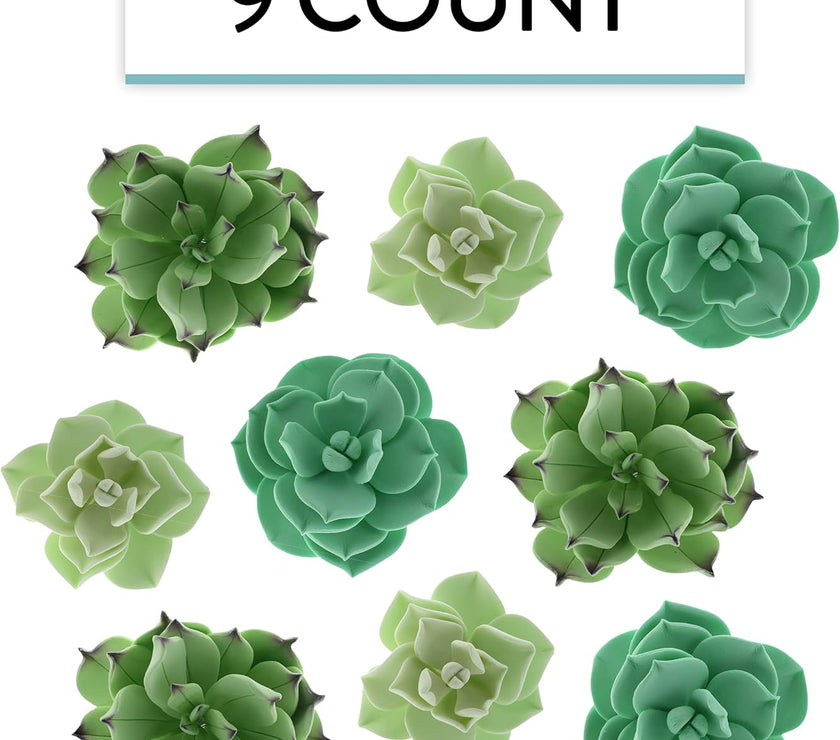 Global Sugar Art Succulents Sugar Cake Flowers, Garden Variety, by Chef Alan Tetreault