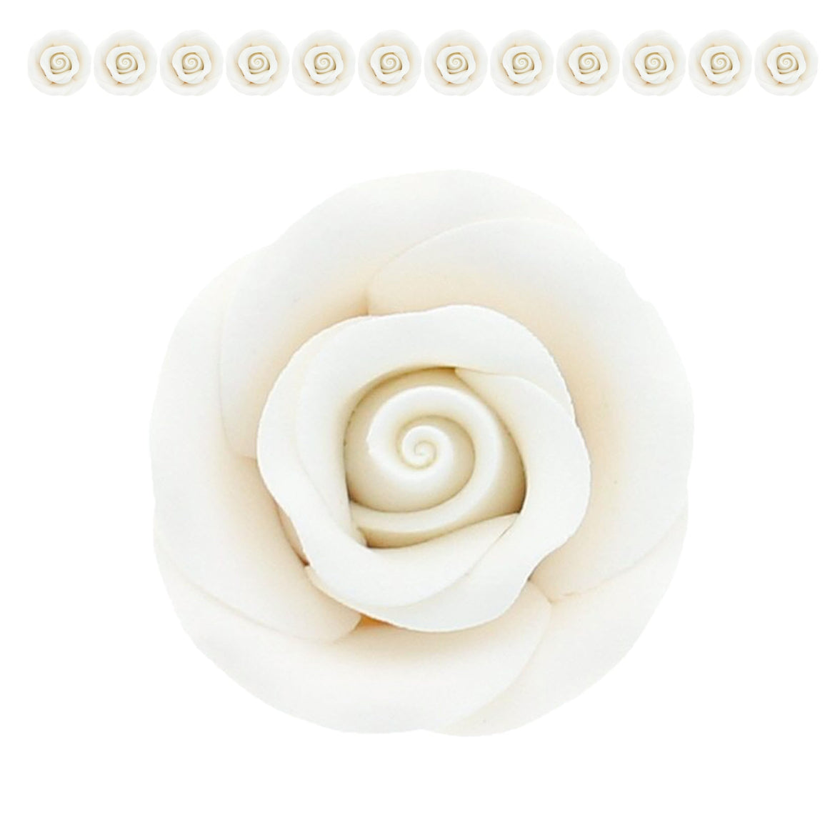 Premium Roses for Decorating Cakes and Cupcakes, by Global Sugar Art, Medium, Lavender Pink Yellow Peach