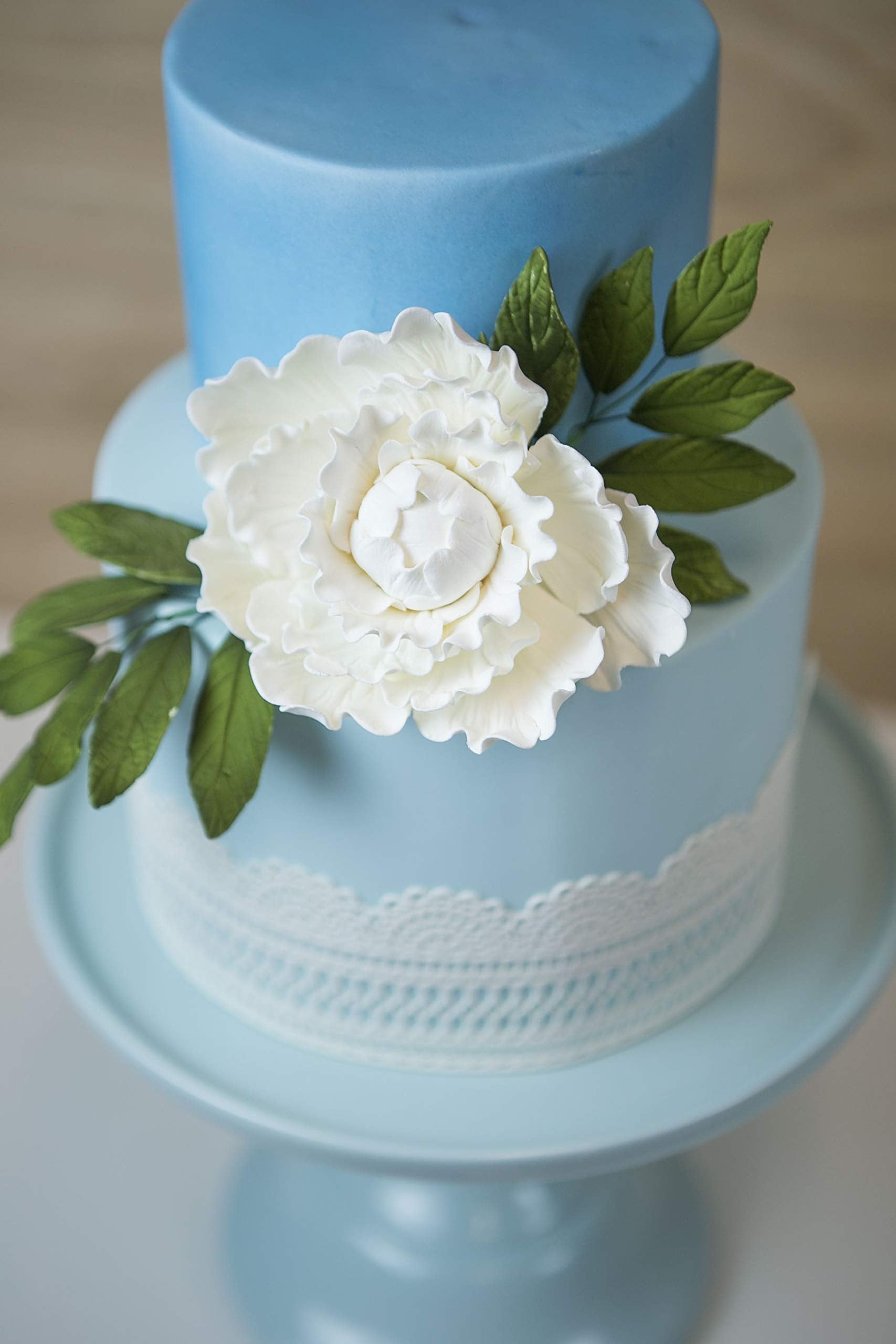 Premium Peony Sugar Flower by Global Sugar Art, White