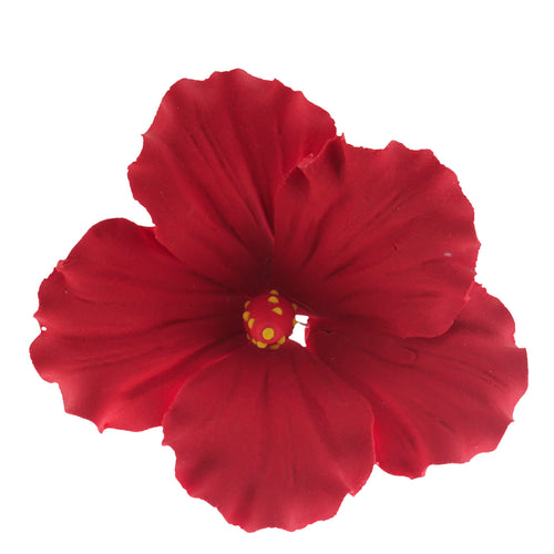 Hibiscus Sugar Cake Flowers, Red Tropical Sugar Flowers, by Global Sugar Art