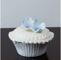 Hydrangea Sugar Flower Cake Decorations by Global Sugar Art, Blue