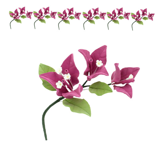Purple Tropical Bougainvillea Spray, 6 Count