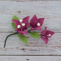 Bougainvillea Sugar Cake Flowers, Tropical Cake Decorations, by Global Sugar Art, Magenta