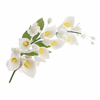 Sugar Lilies, Lily Flower Sprays, Cake Toppers by Global Sugar Art, Calla Lily Cascade Spray