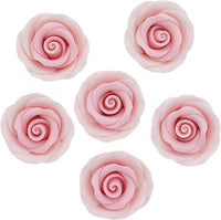 Premium Roses for Decorating Cakes and Cupcakes, by Global Sugar Art, Medium, Pink