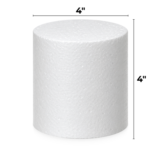 4 Inch Round Cake Dummy, 4 Inch Tall