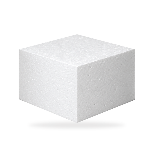 10x10 Inch Square Cake Dummy, 6 Inch Tall