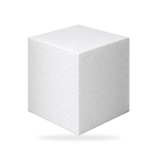 6x6 Inch Square Cake Dummy, 6 Inch Tall