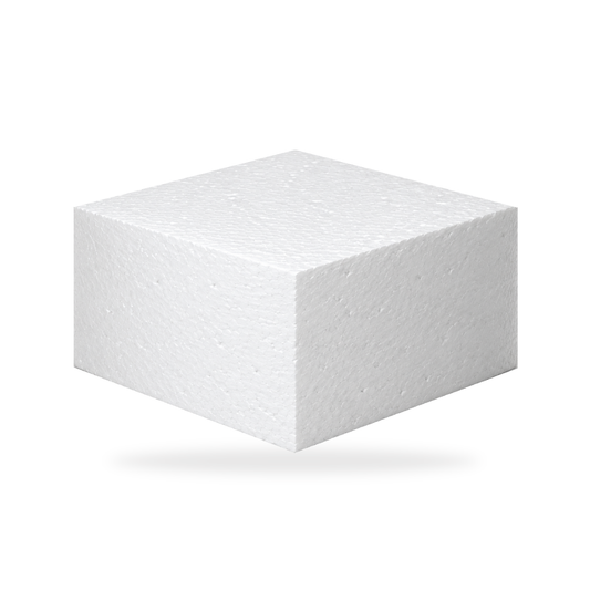 8x8 Inch Square Cake Dummy, 4 Inch Tall